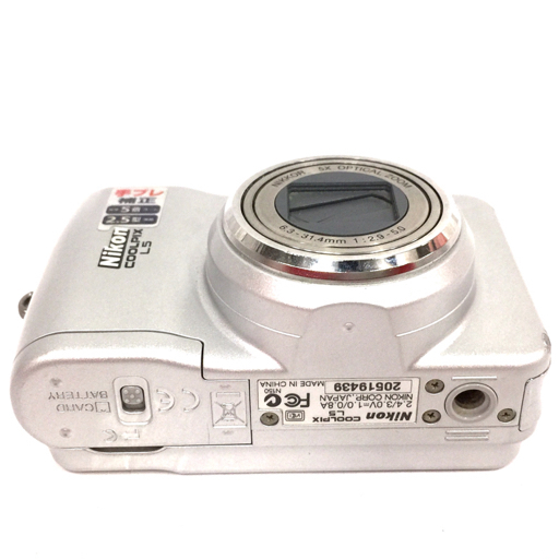 Nikon COOLPIX L5 6.3-31.4mm 1:2.9-5.0 コンパクトデジタルカメラ QR052-14_画像5