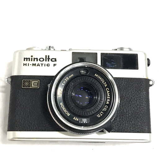 1円 MINOLTA HI-MATIC F SONY Cyber-Shot DSC-T9 含む フィルム デジタル カメラ まとめセット_画像2
