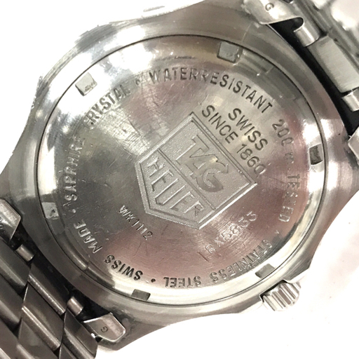 タグホイヤー プロフェッショナル 200m クォーツ 腕時計 シルバーカラー文字盤 メンズ 未稼働品 QR052-271の画像4