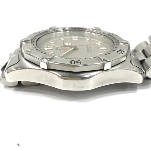 タグホイヤー プロフェッショナル 200m クォーツ 腕時計 シルバーカラー文字盤 メンズ 未稼働品 QR052-271の画像6