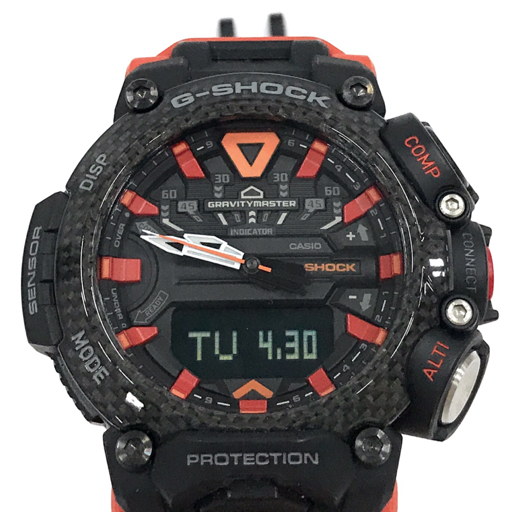 カシオ GRAVITYMASTER Bluetooth搭載 クォーツ 腕時計 GR-B200 メンズ 稼働品 ファッション小物 QR052-106の画像2