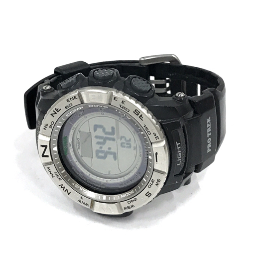 カシオ プロトレック タフソーラー デジタル 腕時計 メンズ PRW-3500 稼働品 ファッション小物 CASIO QR052-105_画像5