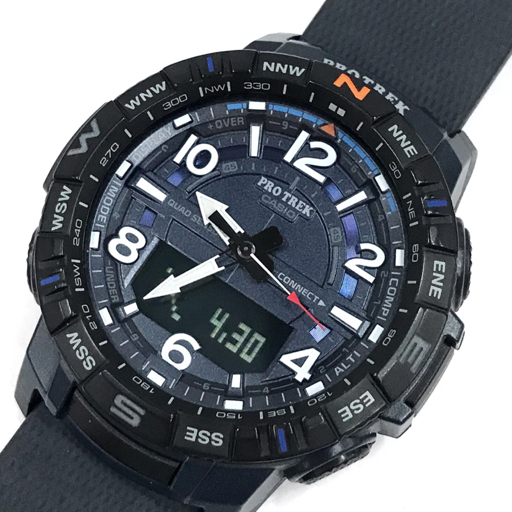 カシオ プロトレック クライマーライン スマートフォンリンク クォーツ 腕時計 PRT-B50 稼働品 メンズ QR052-113の画像1