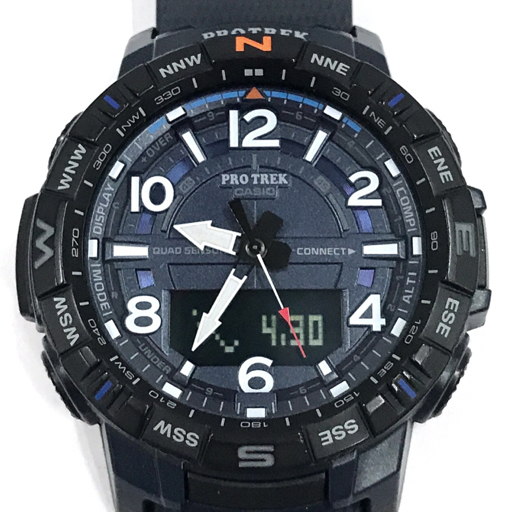 カシオ プロトレック クライマーライン スマートフォンリンク クォーツ 腕時計 PRT-B50 稼働品 メンズ QR052-113の画像2