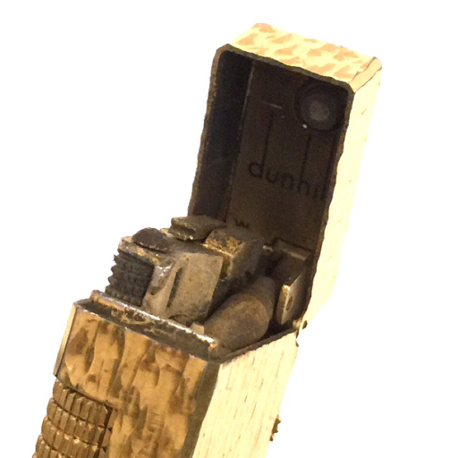 ダンヒル ローラー式 ガスライター 喫煙具 喫煙グッズ ゴールドカラー メンズ ブランド小物 DUNHILL QK052-2の画像4