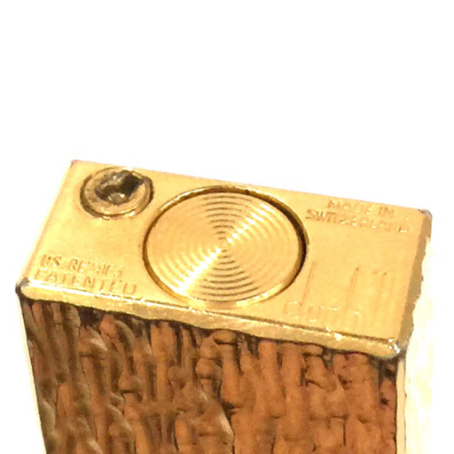 ダンヒル ローラー式 ガスライター 喫煙具 喫煙グッズ ゴールドカラー メンズ ブランド小物 DUNHILL QK052-2の画像5