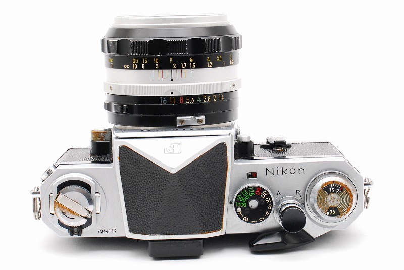 Nikon F アイレベル 非Ai NIKKOR-S Auto 50mm F1.4 一眼レフ フィルムカメラ マニュアルフォーカスの画像4