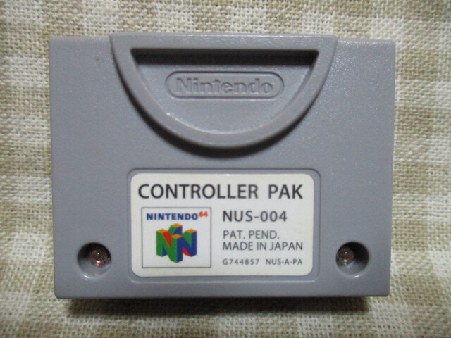 N64 コントローラーパック 箱・説明書付き 傷みあり 動作確認済みの画像5