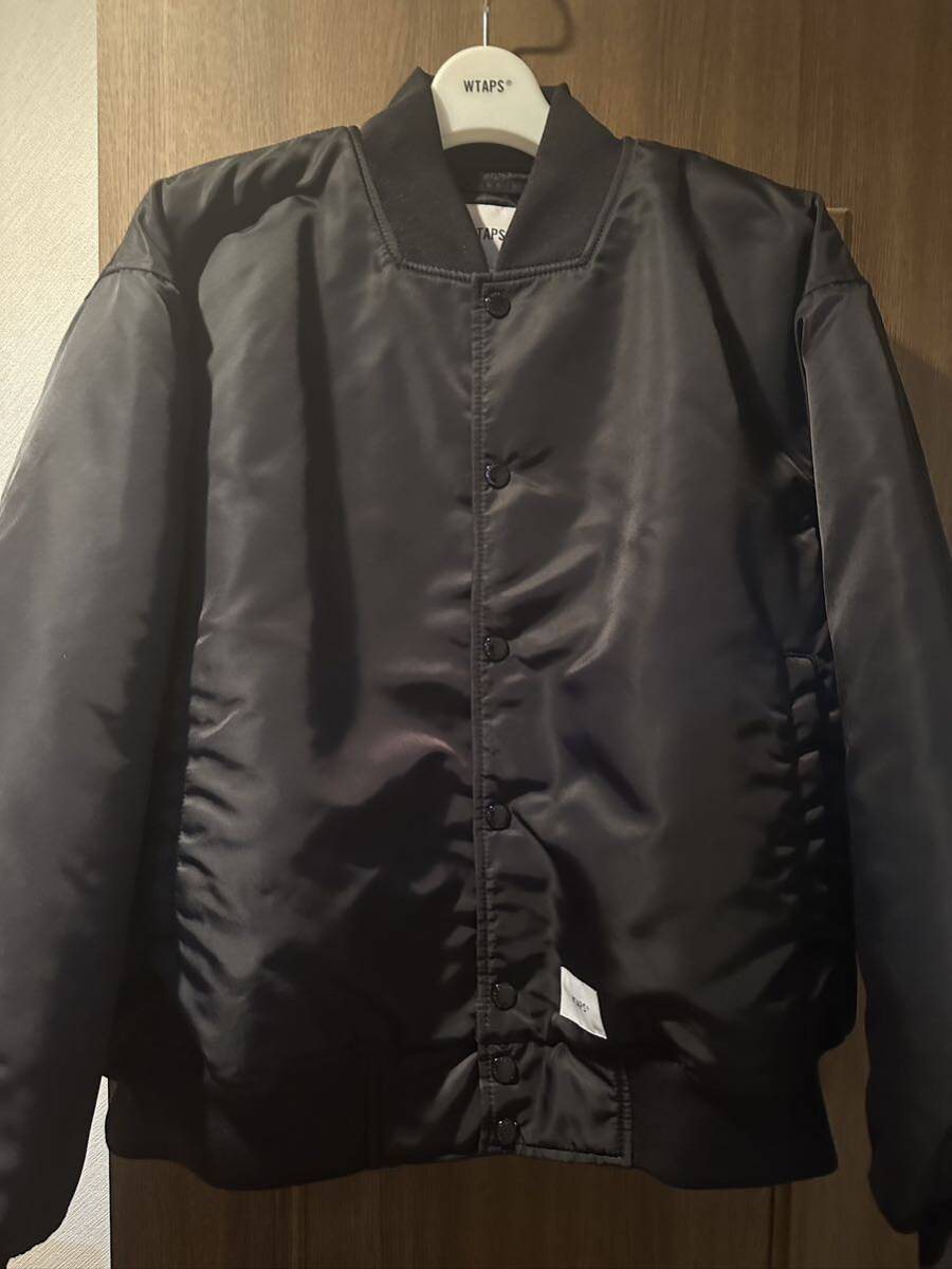 WTAPS TEAM JACKET 21AW BLACK サイズ1_画像2