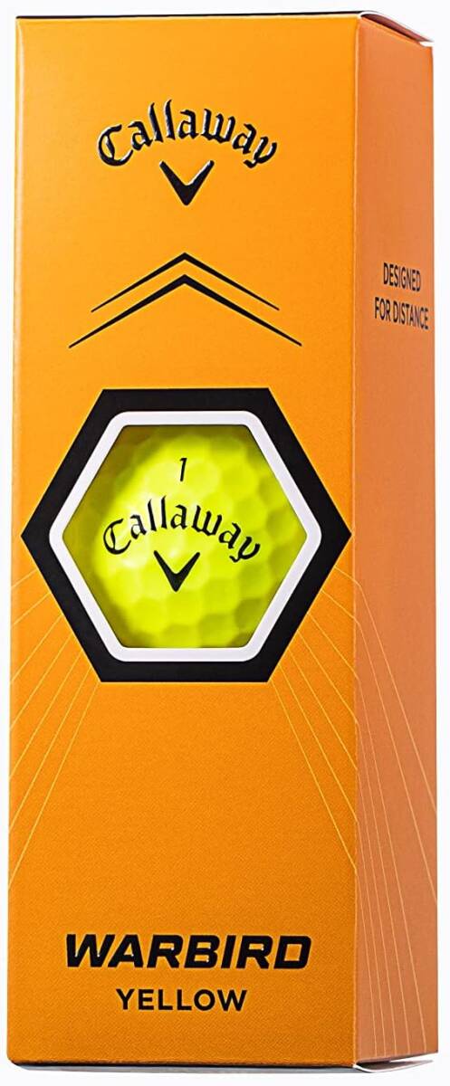 イエロー キャロウェイ(Callaway) ゴルフボール WARBIRD 23 1ダース(12個入り) 2ピース_画像5