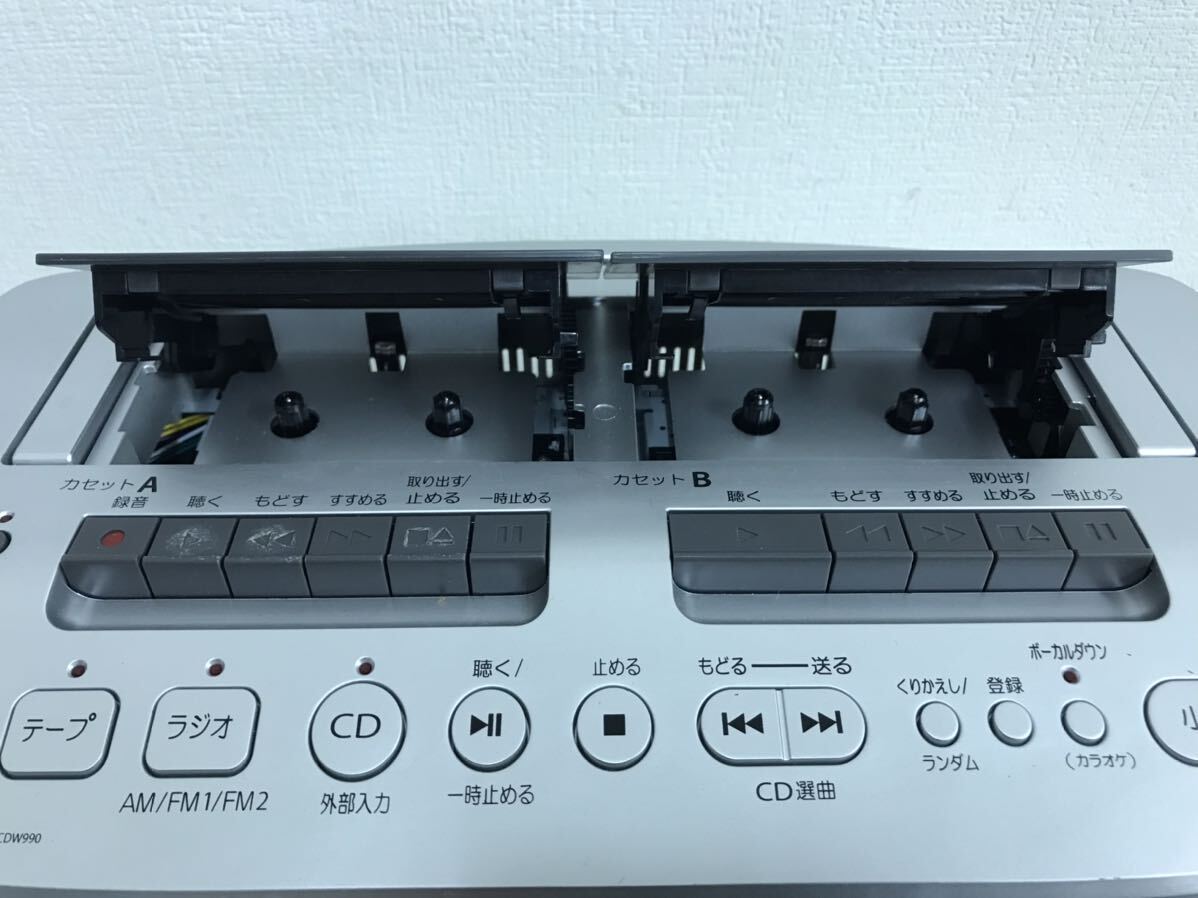 D/ TOSHIBA Toshiba radio cassette recorder TY-CDW990 2021 year made operation goods 