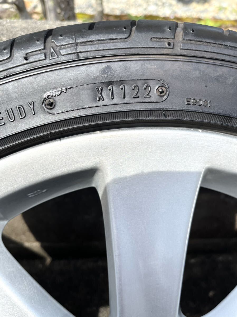 2022年製グッドイヤー夏タイヤ ダイハツ ムーブ カスタム純正16インチ アルミ4本 165/50R16 4.5J ×16 100×4穴+45 の画像6