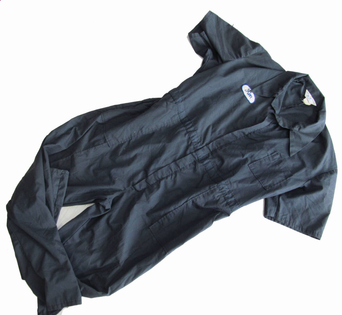 ビンテージ US古着 PACIFIC MFG TALONジップ 半袖 つなぎ ；ジャンプスーツ XL d83の画像2