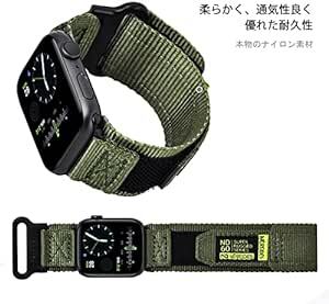 NEREIDES コンパチブル Apple Watch バンド アップル ウォッチバンド ナイロン スポーツ 38mm 40m_画像2