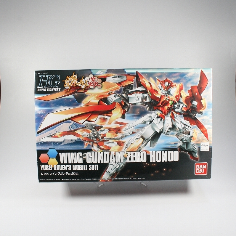 * not yet constructed *HGBF 1/144 Wing Gundam Zero .( Gundam build Fighter z. Try )* beautiful goods *