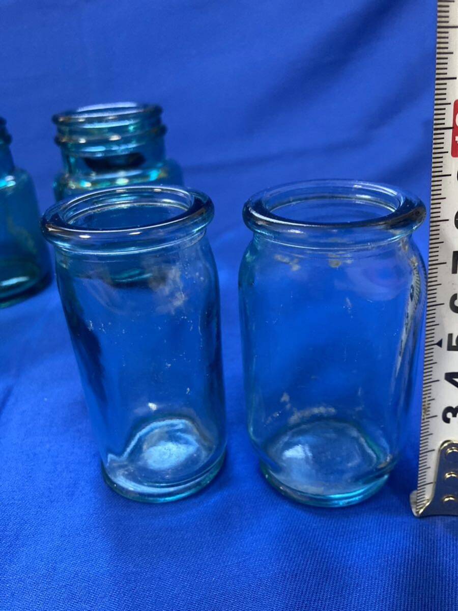 ガラス瓶 まとめて 昭和レトロ 空瓶 気泡 アンティーク ガラスインテリア ビンテージ コレクションの画像8