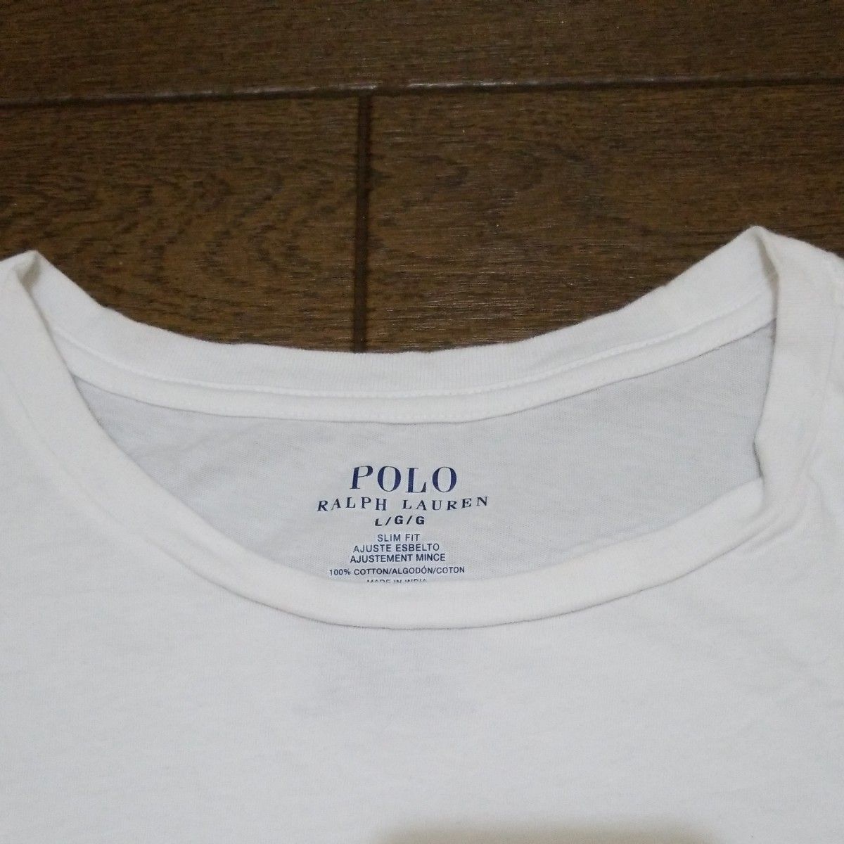 POLO RALPH LAUREN ワンポイントTシャツ　白系　L/G/G P2405