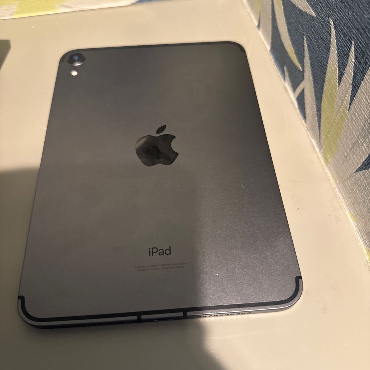 iPad mini 第6世代 256GB Wi-Fi+Cellular SIMフリー グレー ジャンク扱いの画像2