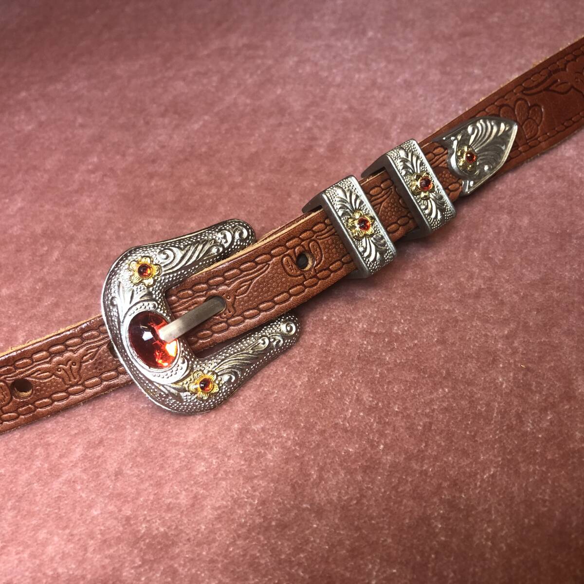 Gretsch Gretsch guitar strap Tooled Strap TOOLED WALNUT