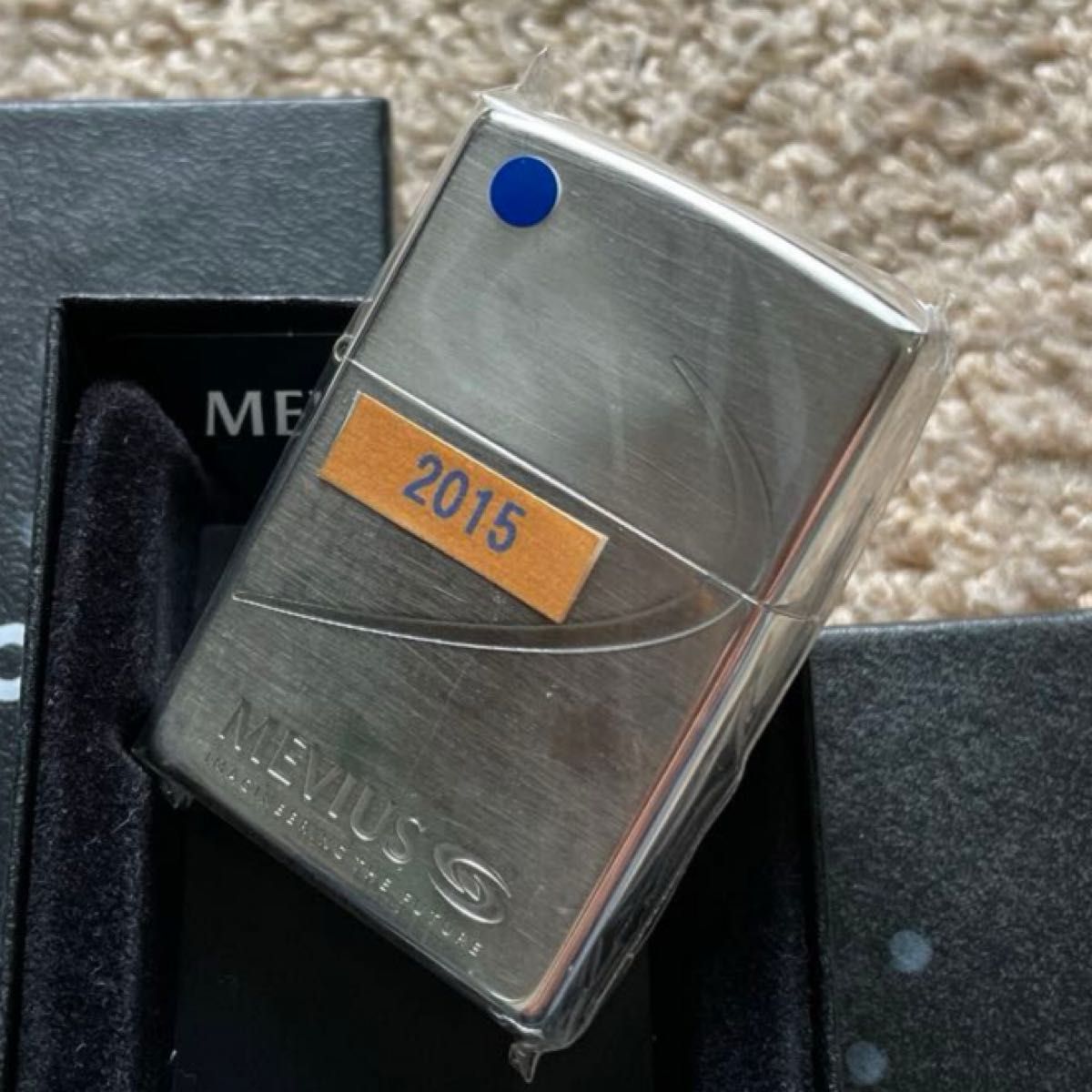 【未使用品／箱付属】zippo 2015年vintage  MEVIUS懸賞品 オイルライター