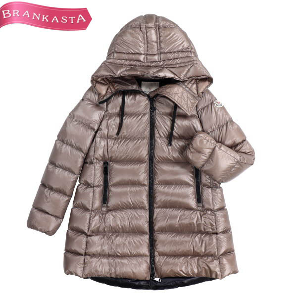 MONCLER/モンクレール SUYEN B20934931949 53052 レディース ダウンコート ロングダウンジャケット 0 S 茶系 [NEW]★61BE76の画像1