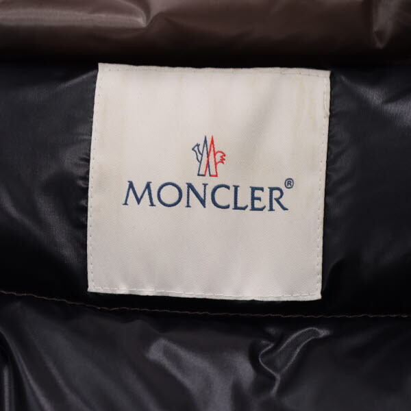 MONCLER/モンクレール SUYEN B20934931949 53052 レディース ダウンコート ロングダウンジャケット 0 S 茶系 [NEW]★61BE76の画像8