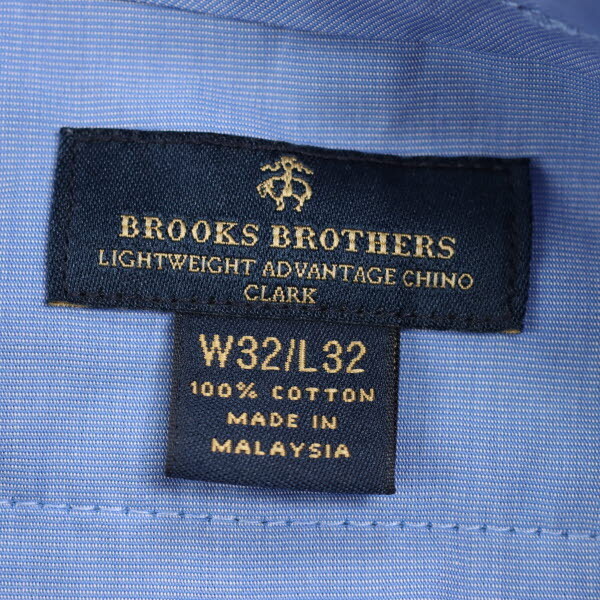 Brooks Brothers/ブルックスブラザーズ メンズ スラックス パンツ センタープレス コットン L相当 W32 ネイビー[NEW]★61CI20_画像7