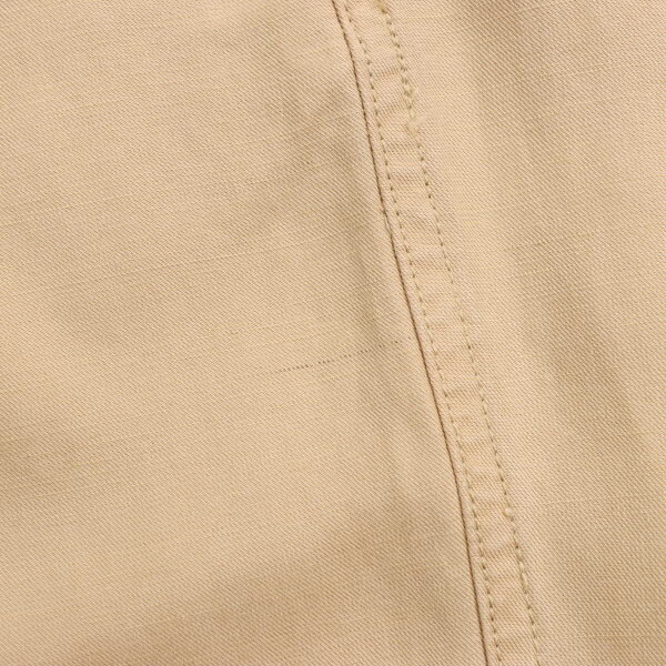 LAUREN RALPH LAUREN/ low Len Ralph Lauren lady's tapered pants ribbon belt attaching 0 S~M beige group [NEW]*61CC55