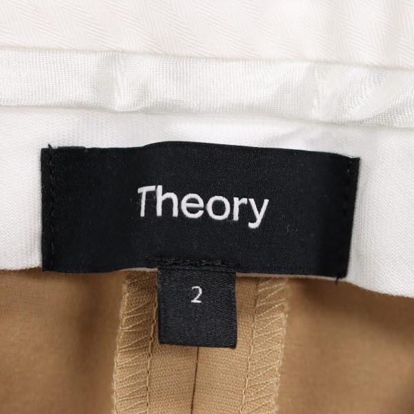 【定価2.9万】Theory/セオリー Cotton Stretch Relaxed Trouser 01-2106417 ワイドパンツ 綿混 ストレッチ 2 M [NEW]★61CE67_画像7