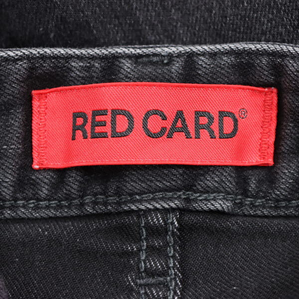 RED CARD/レッドカード メンズ ジーンズ デニム パンツ テーパード ウォッシュ加工 ストレッチ 46 M グレー系 [NEW]★61DD93_画像7