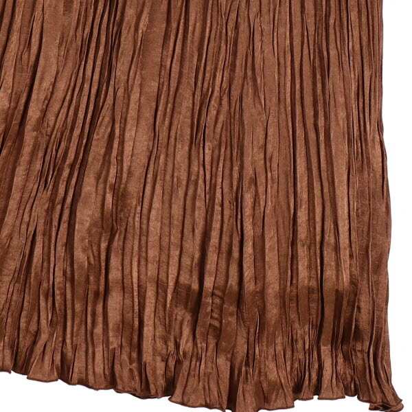 [ прекрасный товар ]B:MING by BEAMS/ Be mingbai Beams шайба юбка в складку глянец M bronze оттенок коричневого [NEW]*61CK46
