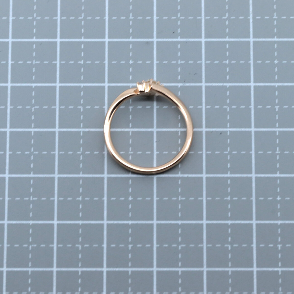 ヨンドシー ダイヤモンド リング 指輪 8号 K18PG(18金 ピンクゴールド) 質屋出品_画像3