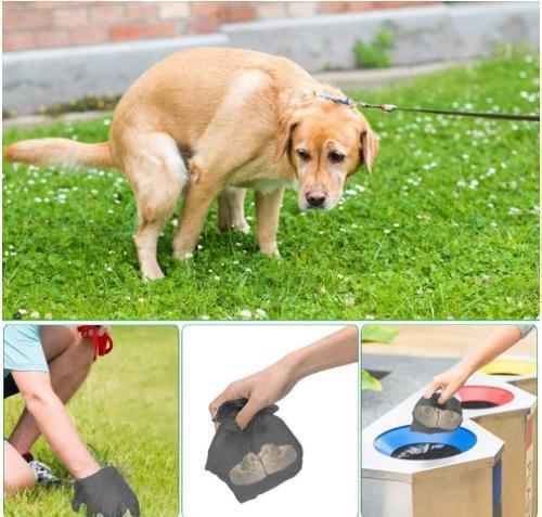 うんち処理袋 臭わない袋 エチケット袋 消臭袋 ペット 犬 猫 散歩 18本_画像5