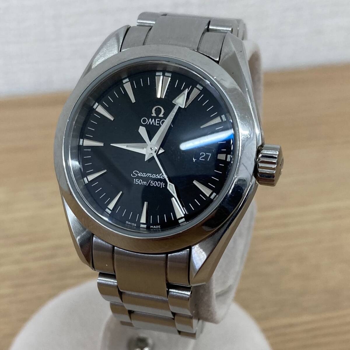 OMEGA オメガ Seamaster Aqua Terra シーマスター アクアテラ 2577.50 腕時計 電池交換済み 留め具破損あり の画像2