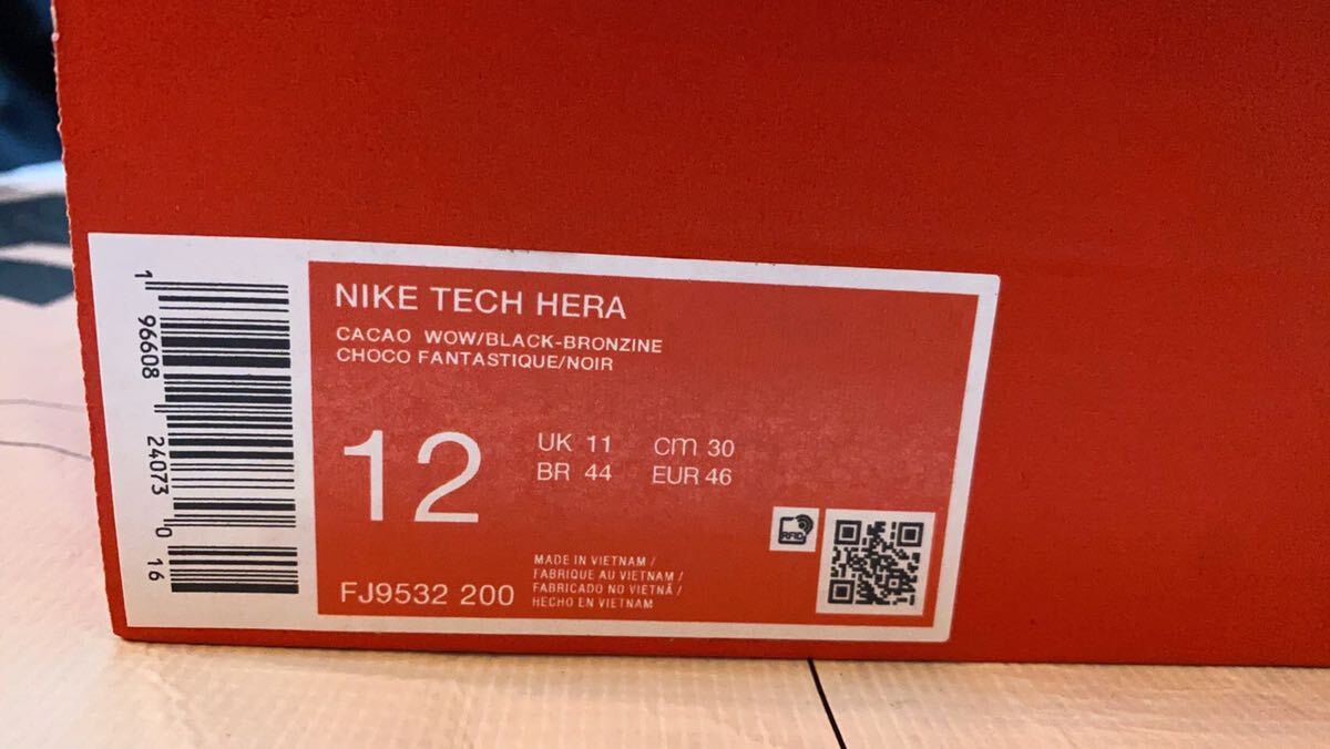 Nike Tech Hera Cacao Wow”ナイキ テック ヘラ カカオワオ/ブロンジーン/ブラック（FJ9532-200）ブラウン30cm箱あり_画像3