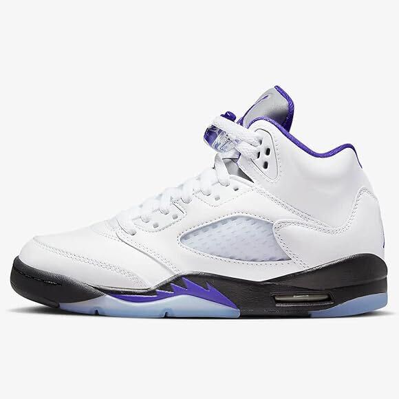 Nike GS Air Jordan 5 Retro Dark Concordナイキ GS エアジョーダン5 レトロ ダークコンコルドキッズ（440888-141）白23cm箱あり_画像4