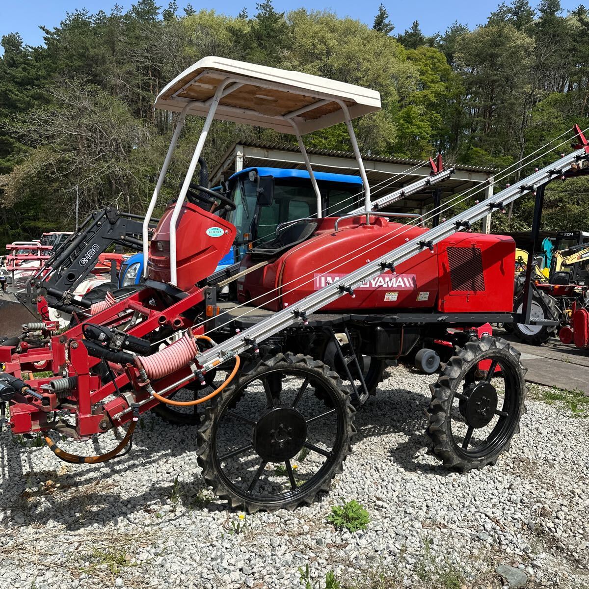 丸山：BSA-530 Lハイクリブーム：ブームスプレイヤー：スプレーヤー：噴霧機：散布機　動作確認済み　青森県五戸町発　_画像8