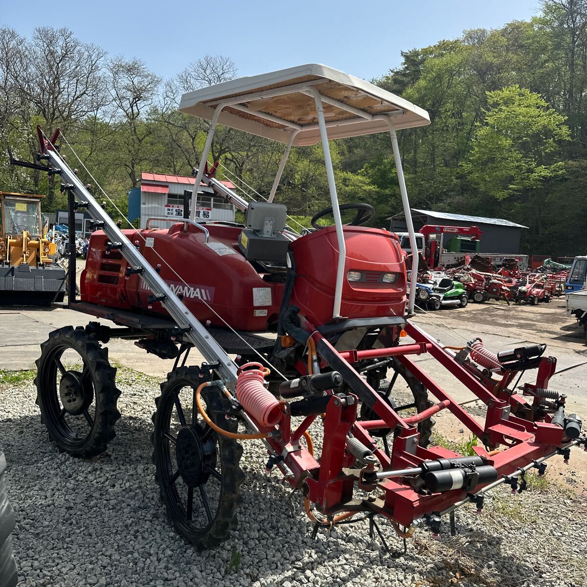 丸山：BSA-530 Lハイクリブーム：ブームスプレイヤー：スプレーヤー：噴霧機：散布機　動作確認済み　青森県五戸町発　_画像3