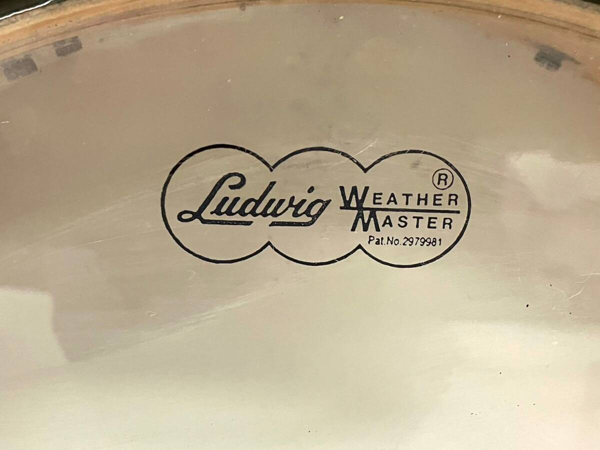 ■【ジャンク品】Ludwig/ラディック WEATHER MASTER/ウェザーマスター MEDIUM/ミディアム スネアドラム 2979981 打楽器 (48160A1)の画像5