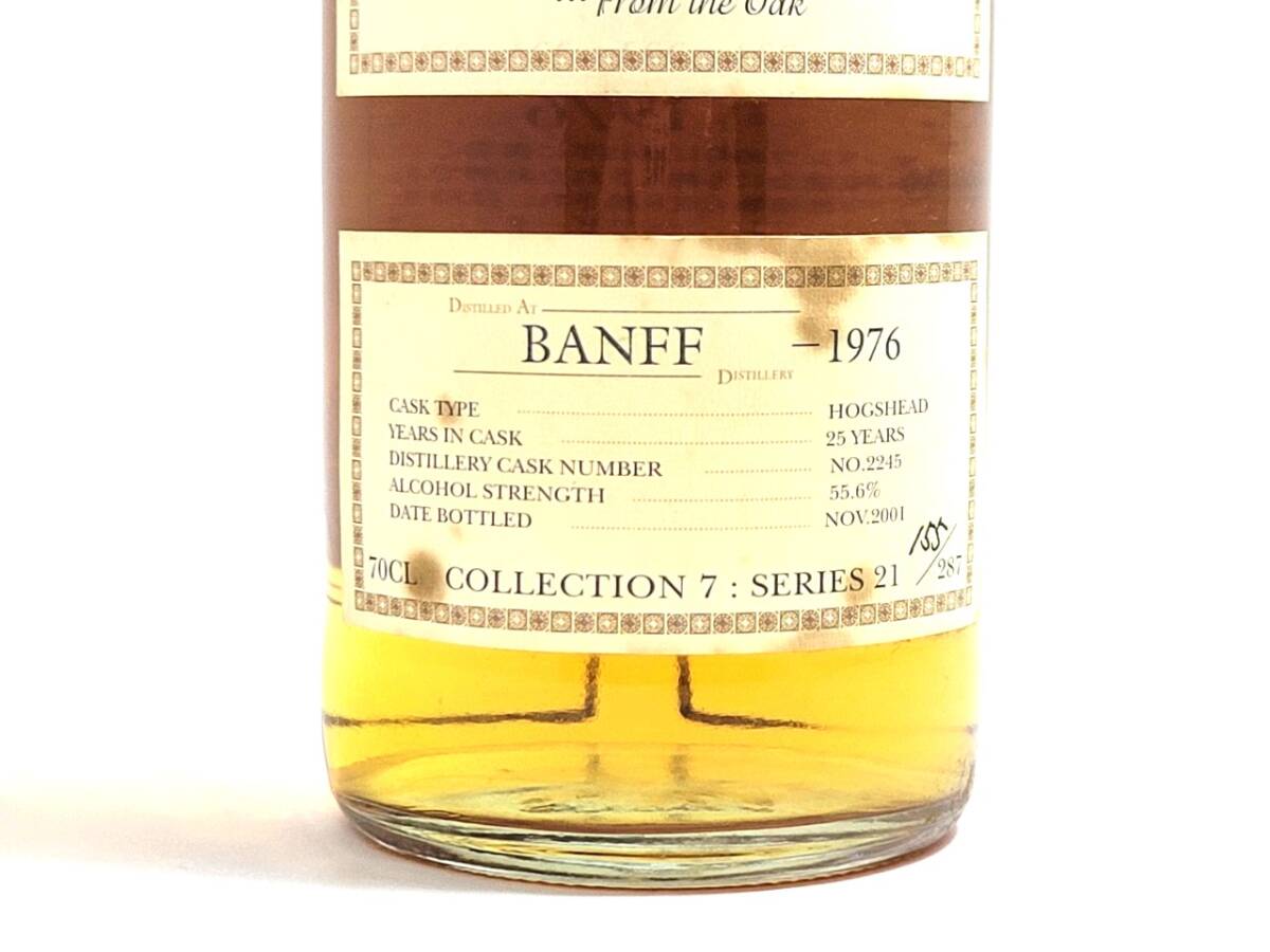 ■【未開栓】ザ・シングルカスク・コレクション BANFF/バンフ 1976 25年 155/287 スコッチウイスキー 700ml 55.6% お酒 (47149TT2)_画像4