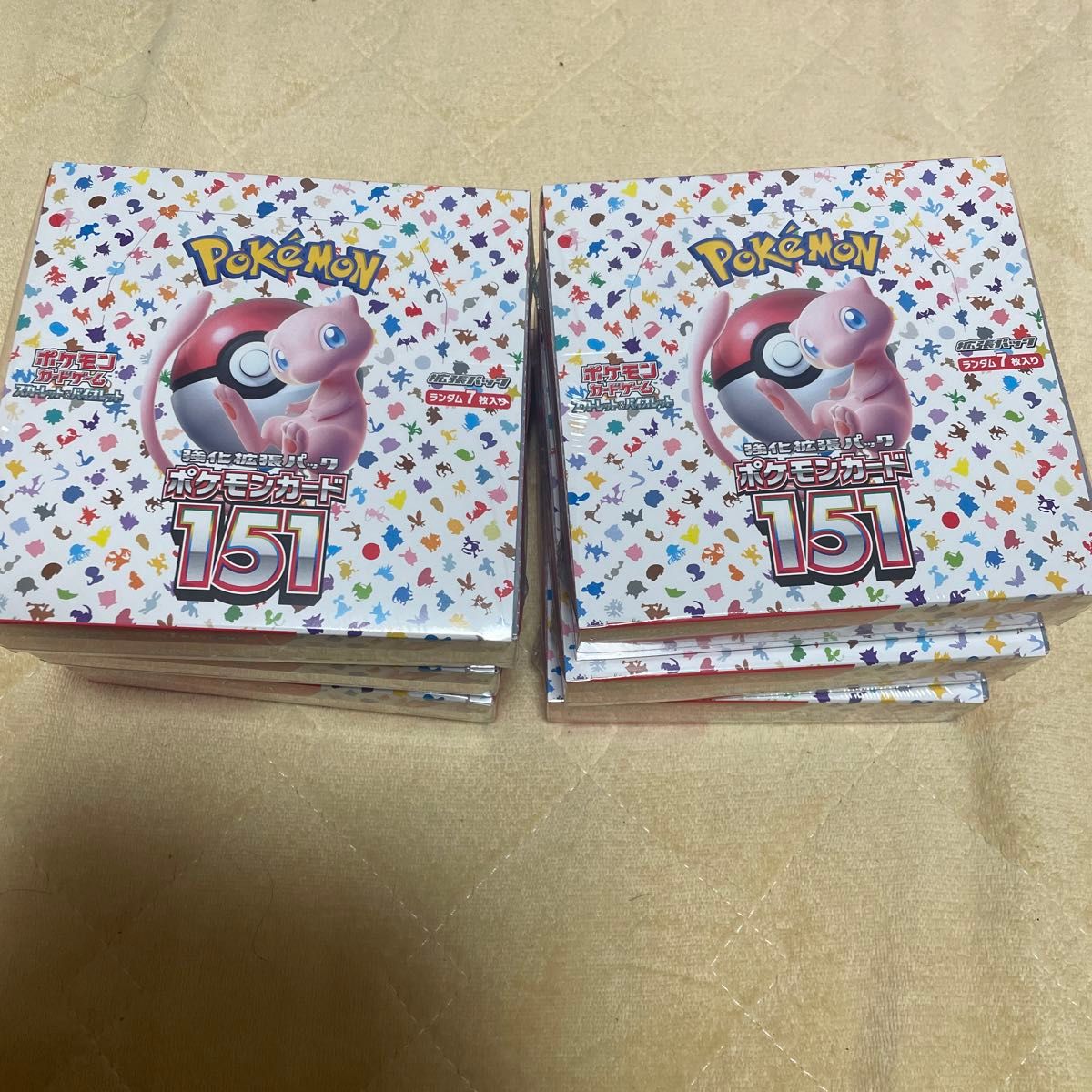 ポケモンカード　151 6box シュリンク付き