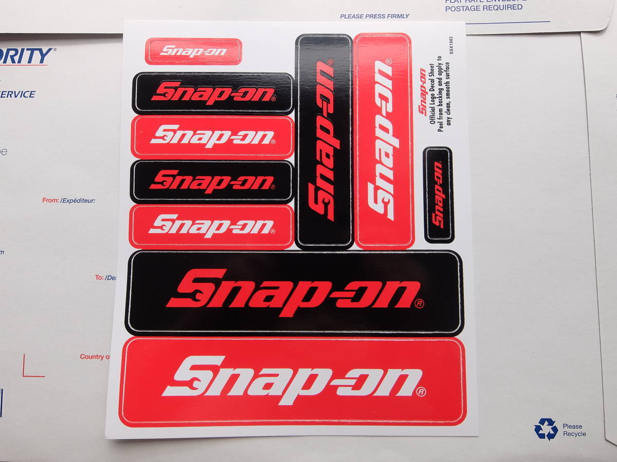 Snap-on USA輸入品/スナップオン/10カットステッカー/新品_画像1