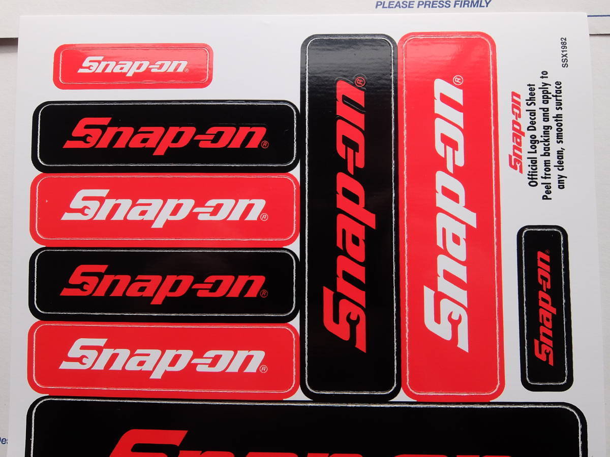 Snap-on USA輸入品/スナップオン/10カットステッカー/新品_画像2