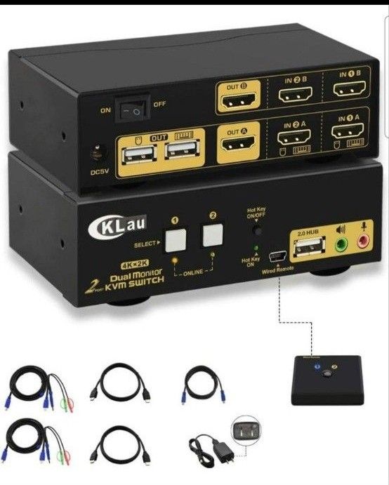 HDMI KVM switch CKLau-922HUA-2