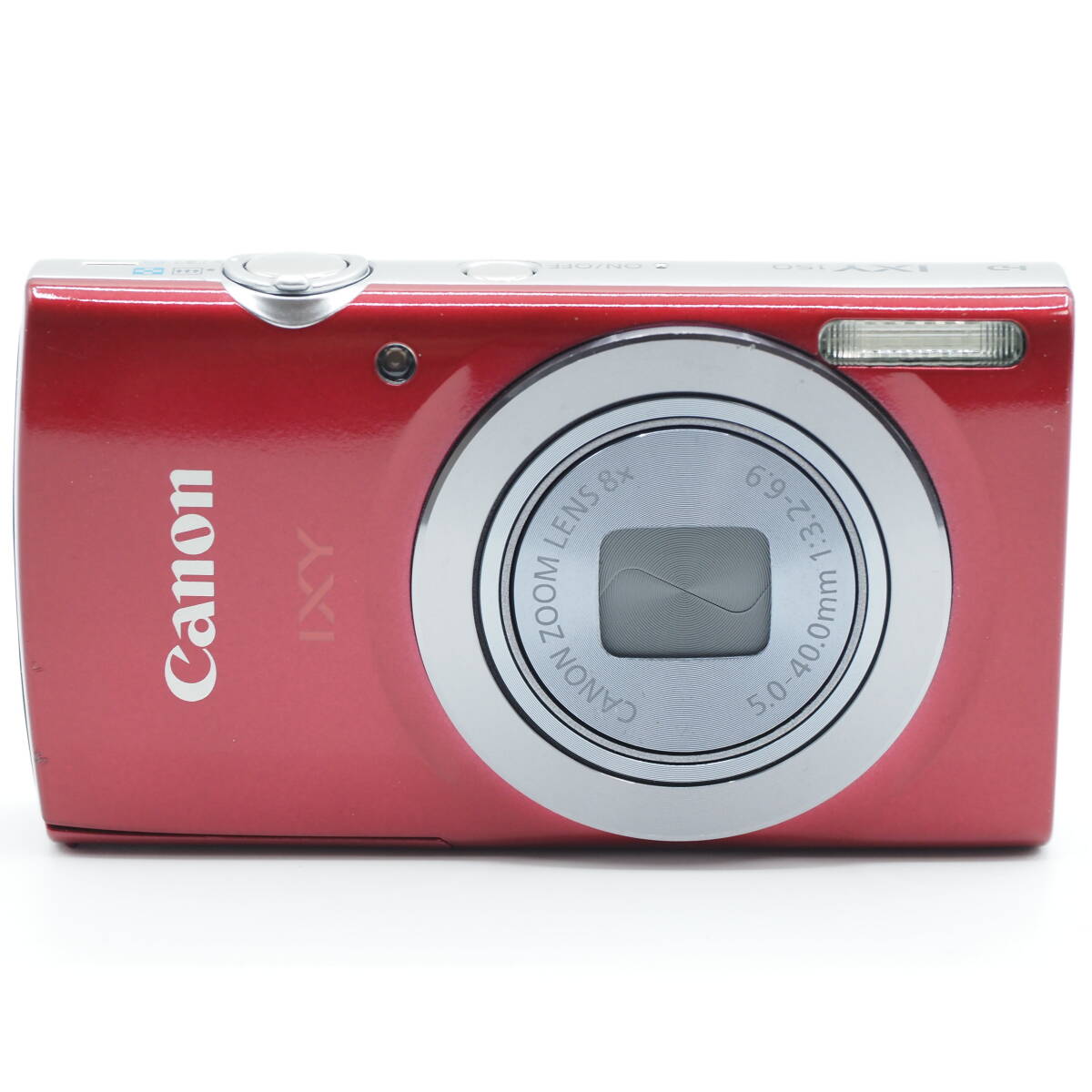 ★極上品★ Canon キヤノン デジタルカメラ IXY150 レッド 光学8倍ズーム IXY150 (RE) #2120_画像2