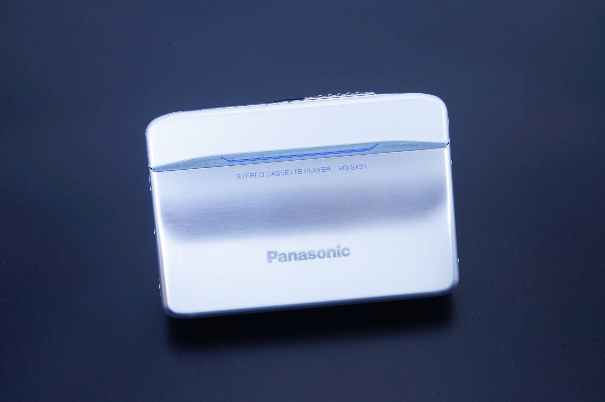 極美品・動作：Panasonic SXシリーズ最上位モデル ヘッドホンステレオ RQ-SX91 シルバーの画像1