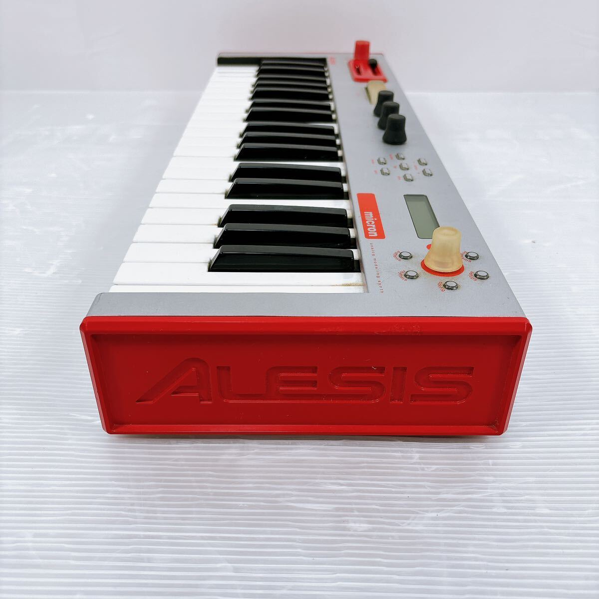 希少品 Alesis アレシス Micron 37鍵盤 バーチャル アナログ シンセサイザー 現状品_画像5