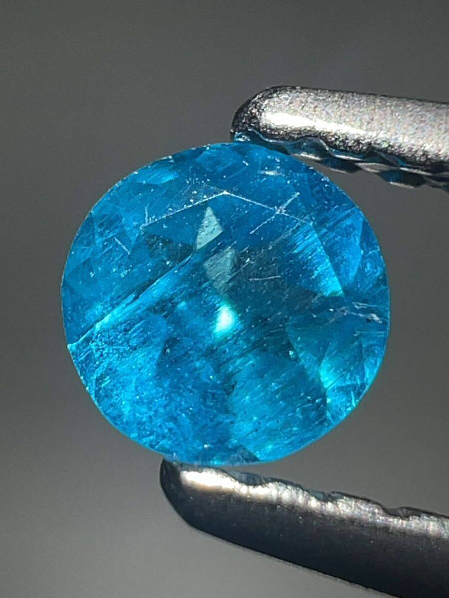 「見切り品」ネオンブルーアパタイトルース　0.26ct KS300-182_画像1