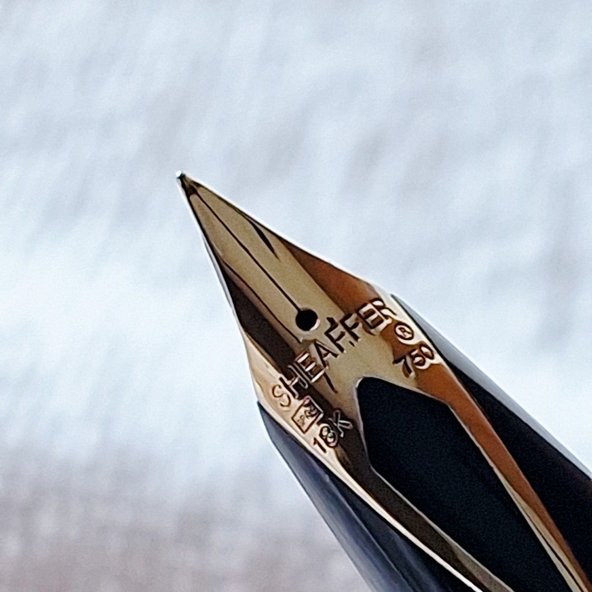 SHEAFFER  レガシー  ブラックラッカーパラディウム  万年筆  ペン先18K  シェーファー