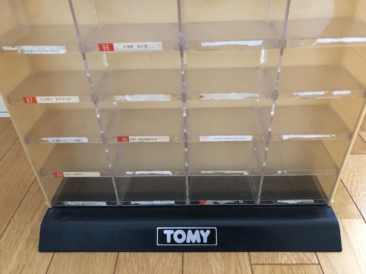 TOMIKA トミカ 当時物 店頭用 ディスプレイケース ショーケース 40台 非売品 TOMY トミー _画像8
